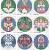 Wipstitch Needleworks - Nutcracker Ornaments (9 canvases) - Image 2