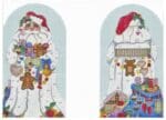 Melissa Shirley Designs - Candy Santa 2-Sided Dome