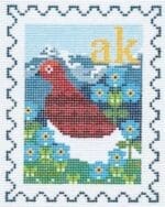 Wipstitch Needleworks - Alaska State Bird & Flower Stamp