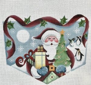 Rebecca Wood Designs - Arctic Bright Sky Santa Cuff