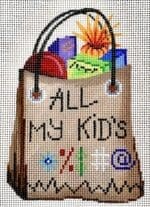 Patti Mann Needlepoint - Bag of Kids *%$#@