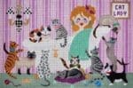 JP Needlepoint - Cat Lady