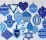 JP Needlepoint - Hanukkah Ornaments