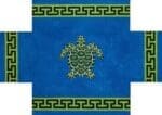 JP Needlepoint - Snappy Turtle on Blue Brick Cover