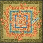 JP Needlepoint - Cherry Blossom Squares