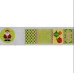 JP Needlepoint - Christmas Patchwork w/Santa Treasure Box