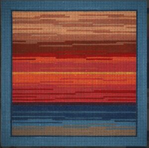 JP Needlepoint - Sunset at the Beach