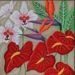 JP Needlepoint - Terrific Tropical Flowers