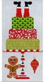 JP Needlepoint - Santa Takes the Cake