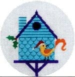 JP Needlepoint - Blue Bird House
