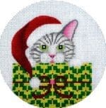 JP Needlepoint - Grey Tabby in Packages