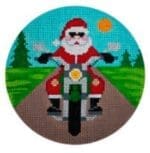 JP Needlepoint - Harley Santa