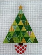 JP Needlepoint -  Triangle Christmas Tree