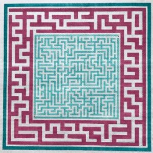 The Plum Stitchery - Green Center Maze