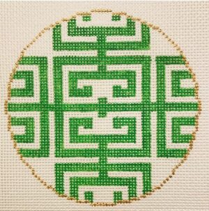 The Plum Stitchery - Fret in Green
