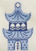 The Plum Stitchery - Pagoda Ornament