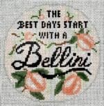 The Gingham Stitchery - Bellini Happier Hour Coaster