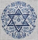 The Gingham Stitchery - Transferware Judica Round