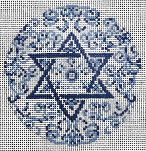 The Gingham Stitchery - Transferware Judica Round
