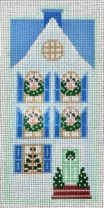 Le Point Studio - Christmas Village Blue Row House
