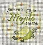 The Gingham Stitchery - Mojito Happier Hour Coaster