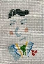 The Plum Stitchery - Petite Face - Green Tie