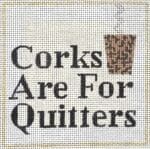Raymond Crawford - Corks are for Quitters Coaster