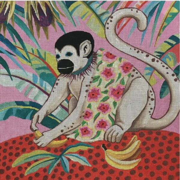 Colors of Praise - White Monkey with Banana