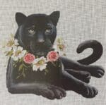 Colors of Praise - Panther with Floral Collar