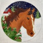 Love You More Needlepoint Designs - Winter Horse