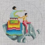 Colors of Praise - Couple on Elephant
