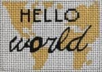 Colors of Praise - Hello World Luggage Tag