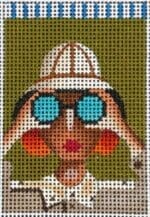 Colors of Praise - Safari Woman Luggage Tag