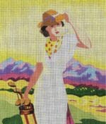 Colors of Praise - Vintage Golf Lady