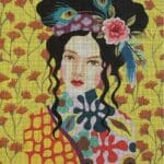 Colors of Praise - Lady with Lime Green Background