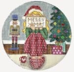 Gayla Elliott Designs - Christmas Stitching Girl Ornament
