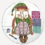 Gayla Elliott Designs - Christmas Stitching Elf Ornament
