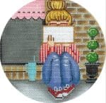 Gayla Elliott Designs - Stitching Girl Ornament