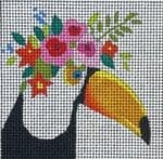 Colors of Praise - Toucan with Floral Crown