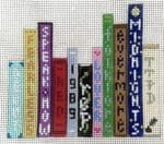 Mopsey Designs -The Book Canvas - Pop Album Stack