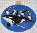 Kirk & Bradley - Festive Sea Friends - Whale and Puffins