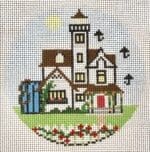 Mopsey Designs - The Book Canvas - Practical Magic Manor
