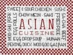 NOLA Handpainted Needleart - Asian Cooking