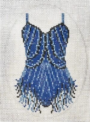 Atlantic Blue Canvas - Navy Sparkle Body Suit