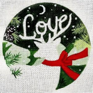 Love You More Needlepoint Designs - Love Woodland Deer