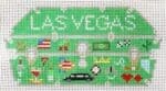 Jennifer Hall Needlepoint - Trunk Series - Las Vegas