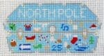 Jennifer Hall Needlepoint - Trunk Series - North Pole