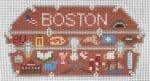 Jennifer Hall Needlepoint - Trunk Series - Boston
