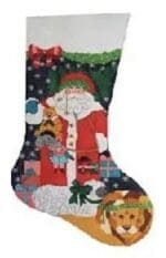 Shelly Tribbey Designs - Santa with Lion and Lamb