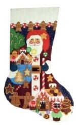 Shelly Tribbey Designs - Gingerbread Santa Stocking